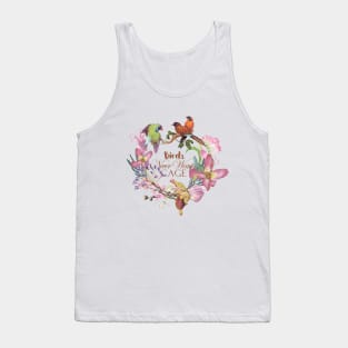 Birds Never Wants Cage Tank Top